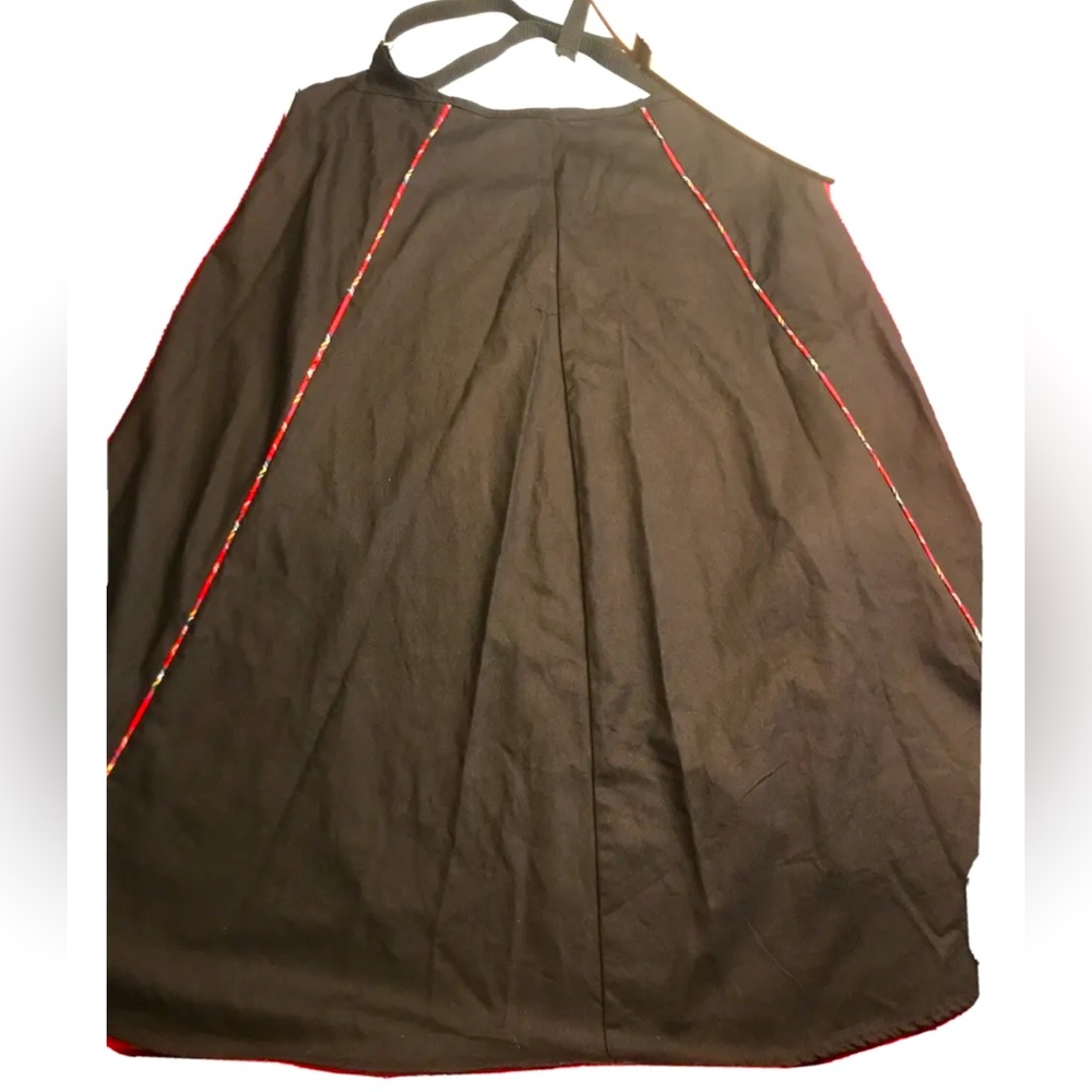 Raver black SKIRT Gothic Emo Split Asymmetrical Steampunk Rock cosplay Metal Y2K